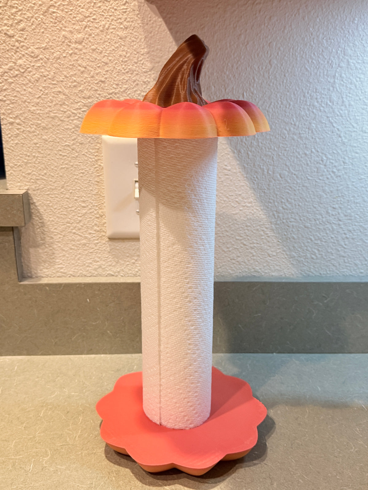 Pumpkin Paper Towel Holder